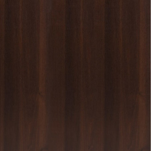 Imperial Tall Glazed 1 Door 2 Drawer Narrow Cabinet in Dark Mahogany Melamine